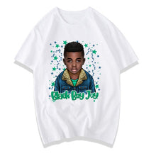 Load image into Gallery viewer, Hot Sale Black Boy Joy Melanin Kids T Shirt Women African American Boys Print Camisa Mujer