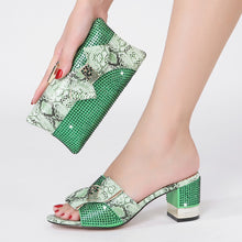 Load image into Gallery viewer, Nigeria Party Shoe And Bag