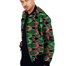 Load image into Gallery viewer, African Wax Baseball Jacket