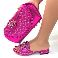 Load image into Gallery viewer, Rhinestone Woman Shoes And Bag