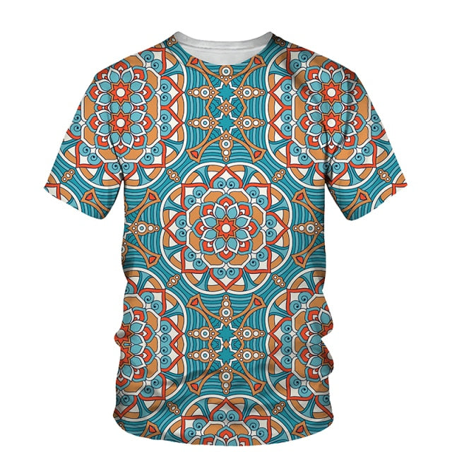 African Printed T-shirts Sets