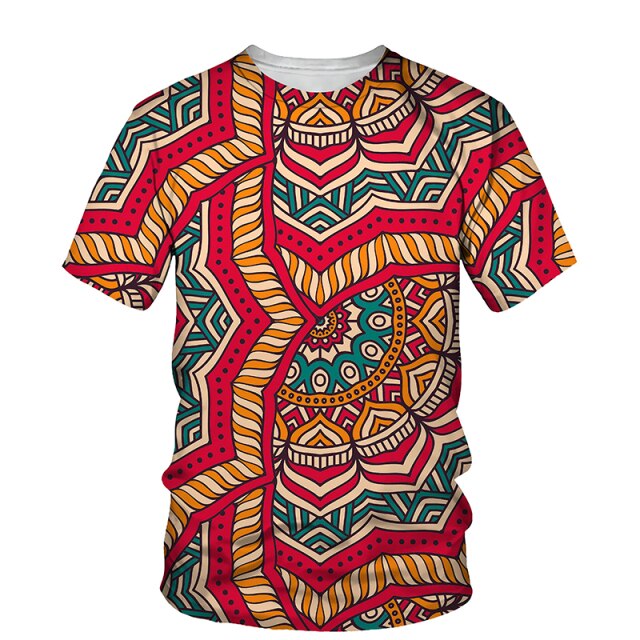 African Printed T-shirts Sets