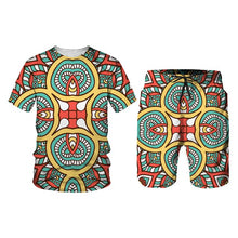 Load image into Gallery viewer, African Printed T-shirts Sets