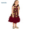 Girls Multi-layered Ruffle Dress