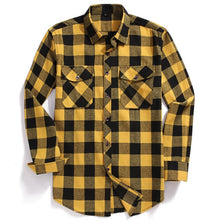 Load image into Gallery viewer, Men Casual Plaid Flannel Shirt