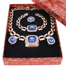 Load image into Gallery viewer, Crystal Wedding Jewelry Set