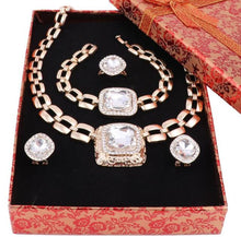 Load image into Gallery viewer, Crystal Wedding Jewelry Set