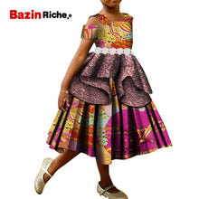 Load image into Gallery viewer, Dashiki Wax Print Kids Dress
