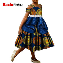 Load image into Gallery viewer, Dashiki Wax Print Kids Dress