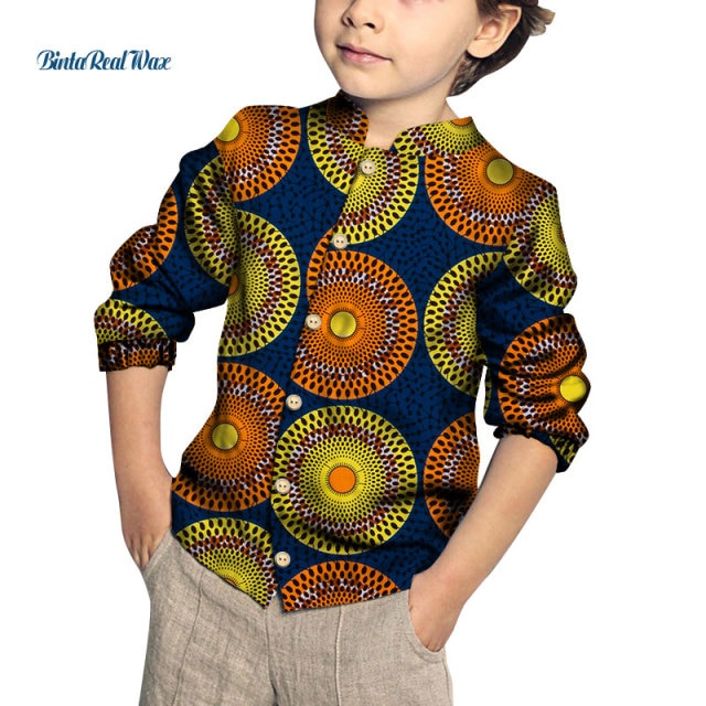 African Wax Print Shirt