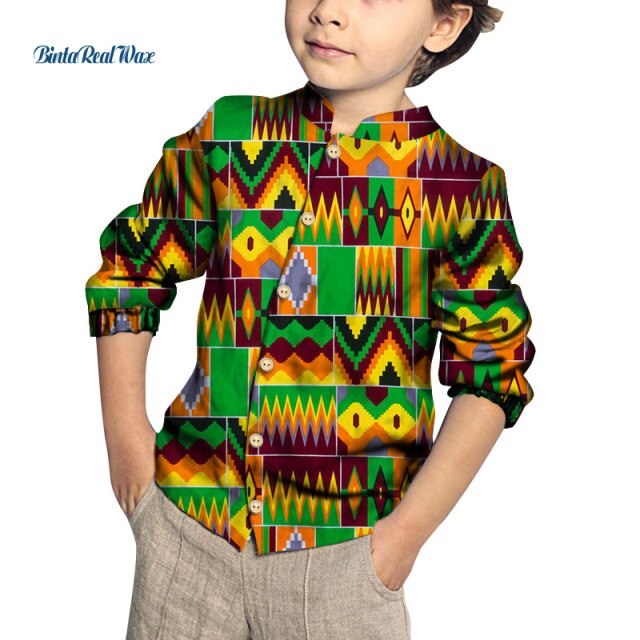 African Wax Print Shirt