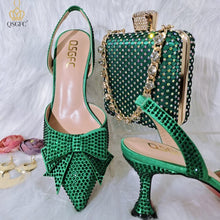 Load image into Gallery viewer, Cross-tied Style Ladies Shoe and Bag
