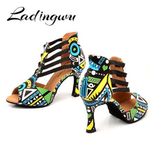 Load image into Gallery viewer, Ankara Ladies Dance Shoes