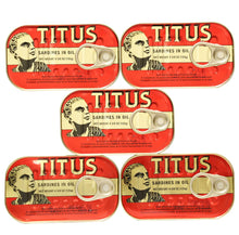 Load image into Gallery viewer, Titus Sardines Pack of 5 (5X125g)